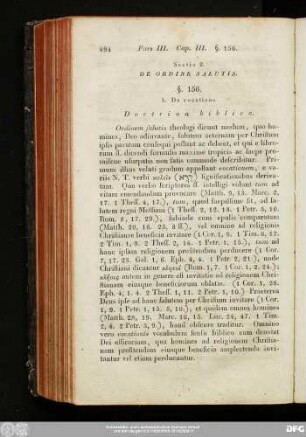 Sectio 2. De Ordine Salutis.