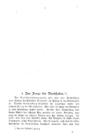 Zur Frage der Vorschulen : Sprechsaal