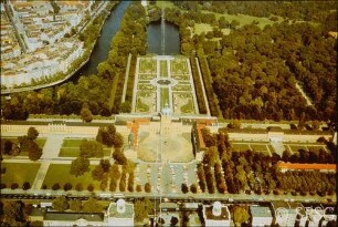 Berlin, Schloss Charlottenburg Luftbild.