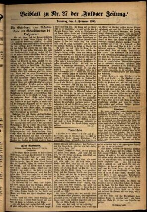 Ausgabe vom Samstag, den 03. Februar 1883.