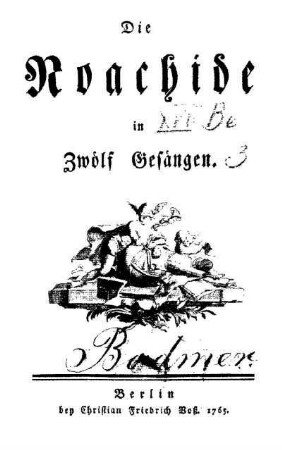 Die Noachide in Zwölf Gesängen