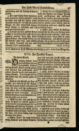 97-99, XVII. An Apostel-Tagen