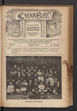 Heft 8. August 1916