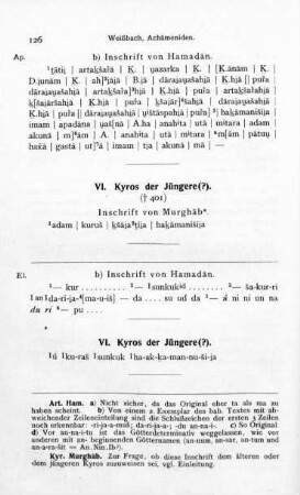 VI. Kyros der Jüngere (? - † 401)