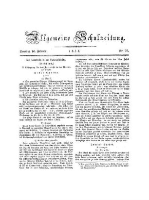 Der Unterricht in der Naturgeschichte