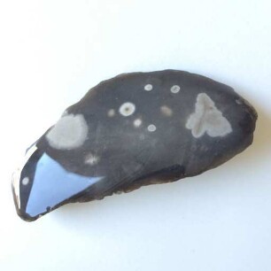 Feuerstein (Flint), teils beschliffen