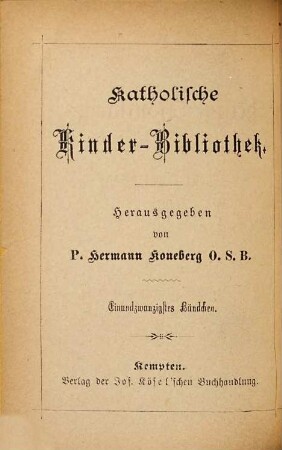 Der heilige Bonifacius, der Apostel Deutschlands : der Jugend erzählt