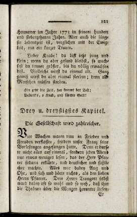 Drey u. dreyßigstes Kapitel. - Drey u. vierzigstes Kapitel.