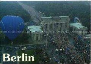 Marathonlauf durch das Brandenburger Tor