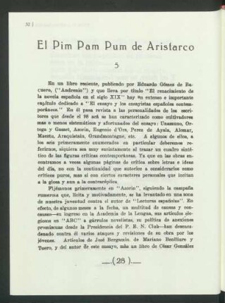El pim-pam-pum de Aristarco - [Continuación]