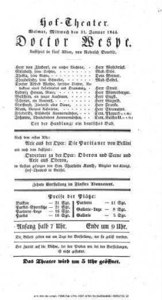 Arie aus der Oper Die Puritaner