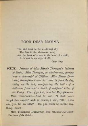 The story of the Gadsbys and Under the Deodars