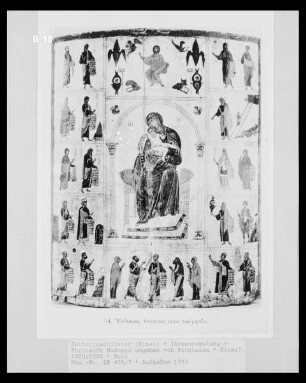 Thronende Madonna umgeben von Propheten