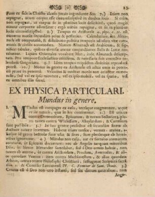 Ex physica particulari.