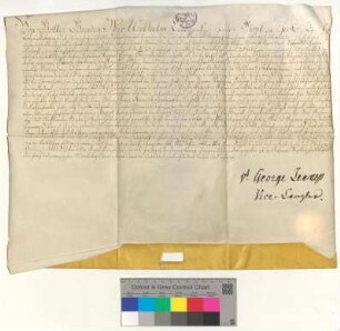 Landgraf Wilhlelm von Hessen belehnt August Georg Fr. von Dassel mit Land vor Seelse.