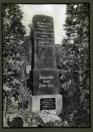 Friedhof, Grabstein