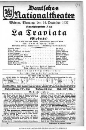 La Traviata (Violetta)