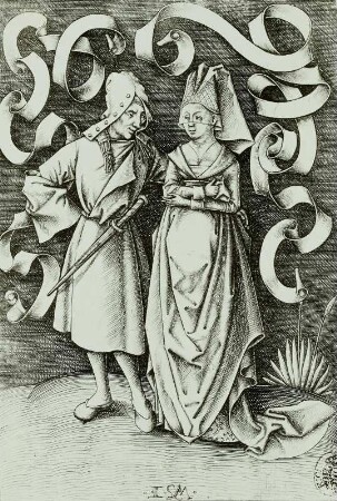 Mann mit Schwert und Dame