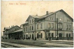 Flöha. Bahnhof