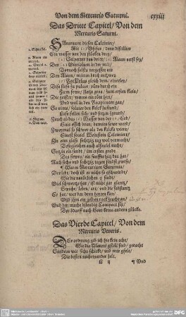 Das Vierde Capitel/Von dem Mercurio Veneris.