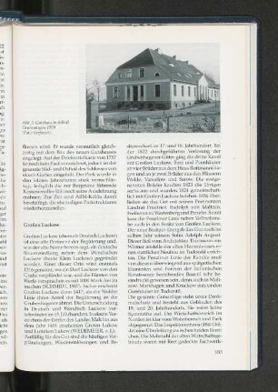 Abb.2: Gutshaus in Schloß Grubenhagen 1999 (Foto: Verfasser).