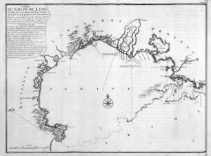 Carte du Golfe de Lion