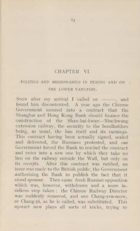 Chapter VI. Politics and missionaries in Peking and on the lower Yangtsze