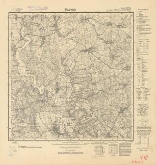 1785 (alte Nr.: 470) Plaßwich, Meßtischblatt (4 cm - Karte)