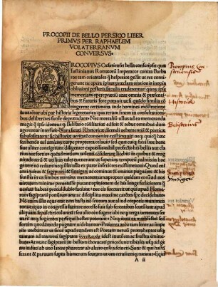 Procopivs De Bello Persico