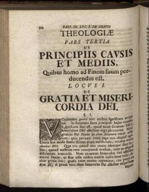 Theologiæ Pars Tertia De Principiis Causis Et Mediis [...]