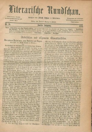 513-519 Der moderne Pessimismus, seine Vertreter und Gegner : siebenter Teil