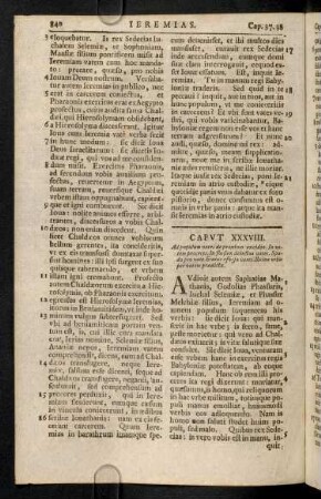 840-849, Caput XXXVIII - XLVI