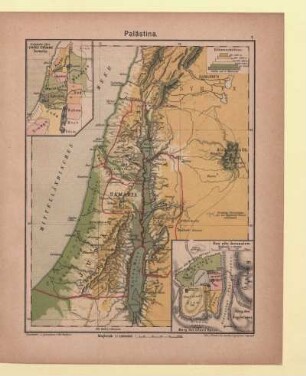Palästina, Gebiete der zwölf Stämme Israels, Das alte Jerusalem