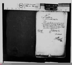Angelegenheiten der Kanzleidirektoren Johannes Heeser und seines Sohnes Dr. Philipp Nikolaus Heeser und ihrer Familien zu Hadamar und Siegen