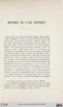 Histoire de l'art égyptien