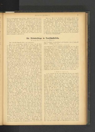 Die Arbeiterfrage in Deutschostafrika.