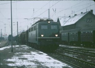 Lauda Lok 150 039 Gepäckkarren Zugschluss-Signal