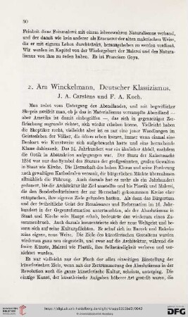 2. Ära Winckelmann. Deutscher Klassizismus