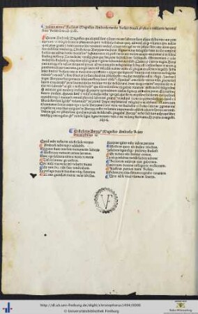 Joannes antonius Bassinus … Ambrosio varisio Rosato … Salutem Plurimum Dicit