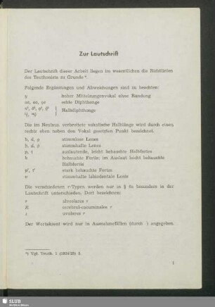 Zur Lautschrift