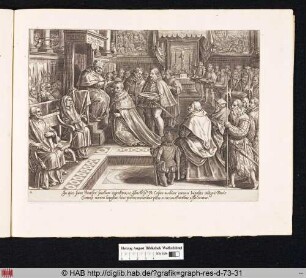 Die Krönung Cosimo I. de' Medicis durch Papst Pius V.
