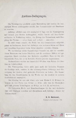 Auctions-Bedingungen