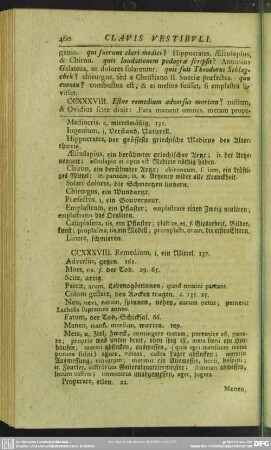CCXXXVIII. Estne remedium adversus mortem?