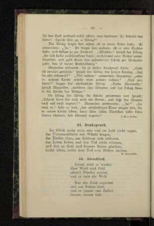 43. Denkspruch.