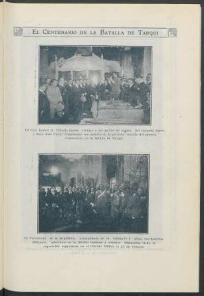 El centenario de la batalla de Tarqui [Fotografías]