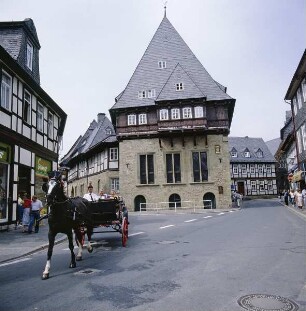 Goslar. Bäckergildehaus. Giebelseite