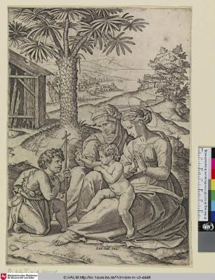 [La Vierge au palmier; Die Jungfrau mit der Palme]