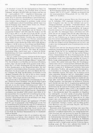840-842 [Rezension] Schmithals, Walter, Johannesevangelium und Johannesbriefe