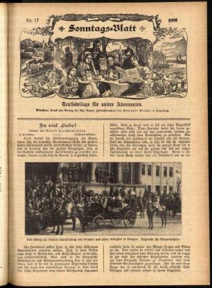 Ausgabe vom Sonntag, den 29. April 1906.