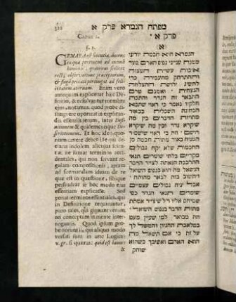 322-333, Caput I